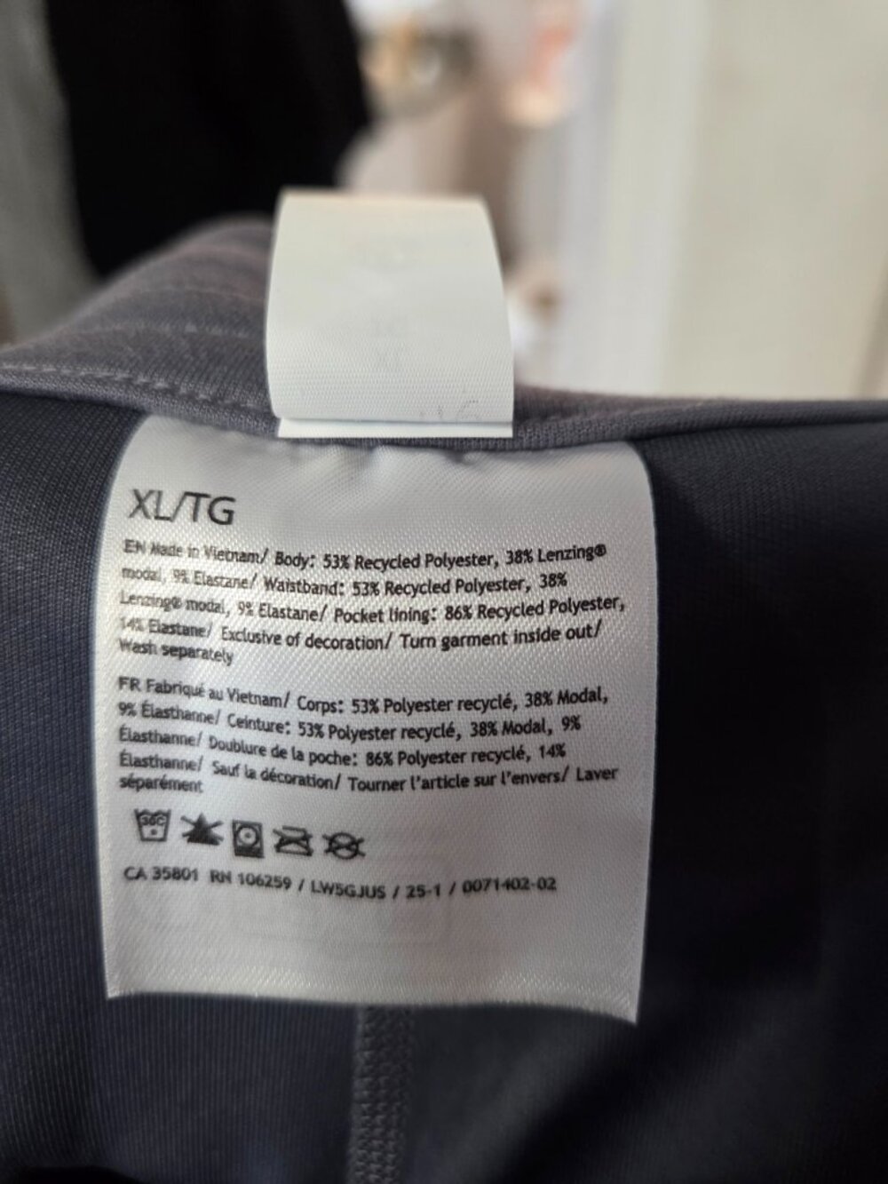 Size XL - Lululemon Softstreme HR Straight Leg Pants Gray High Rise Wide Leg NWT - Picture 3 of 4